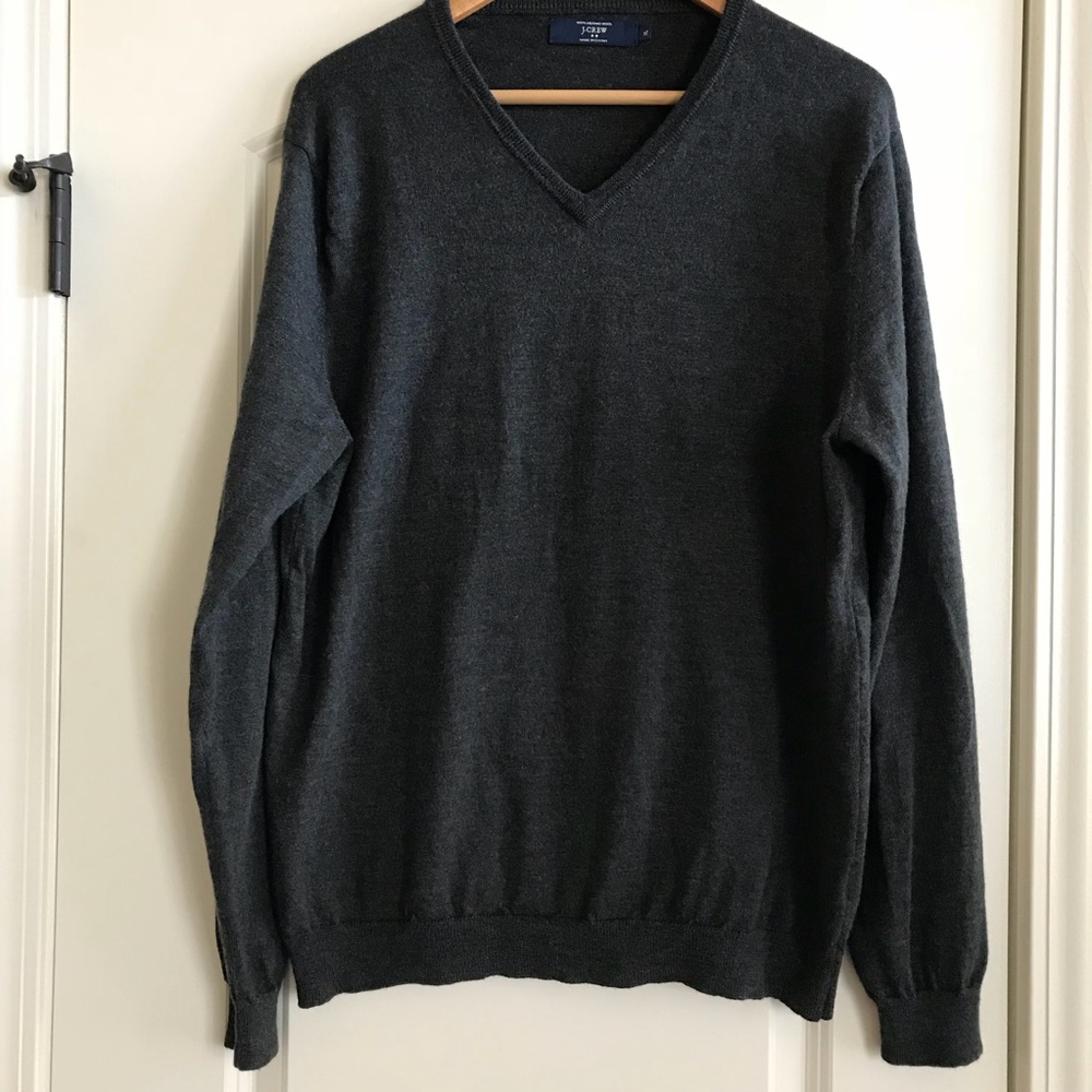 J. Crew 100% Merino Wool v-neck sweater